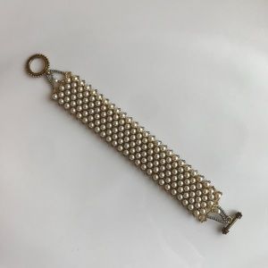 Reversible hand beaded bracelet!